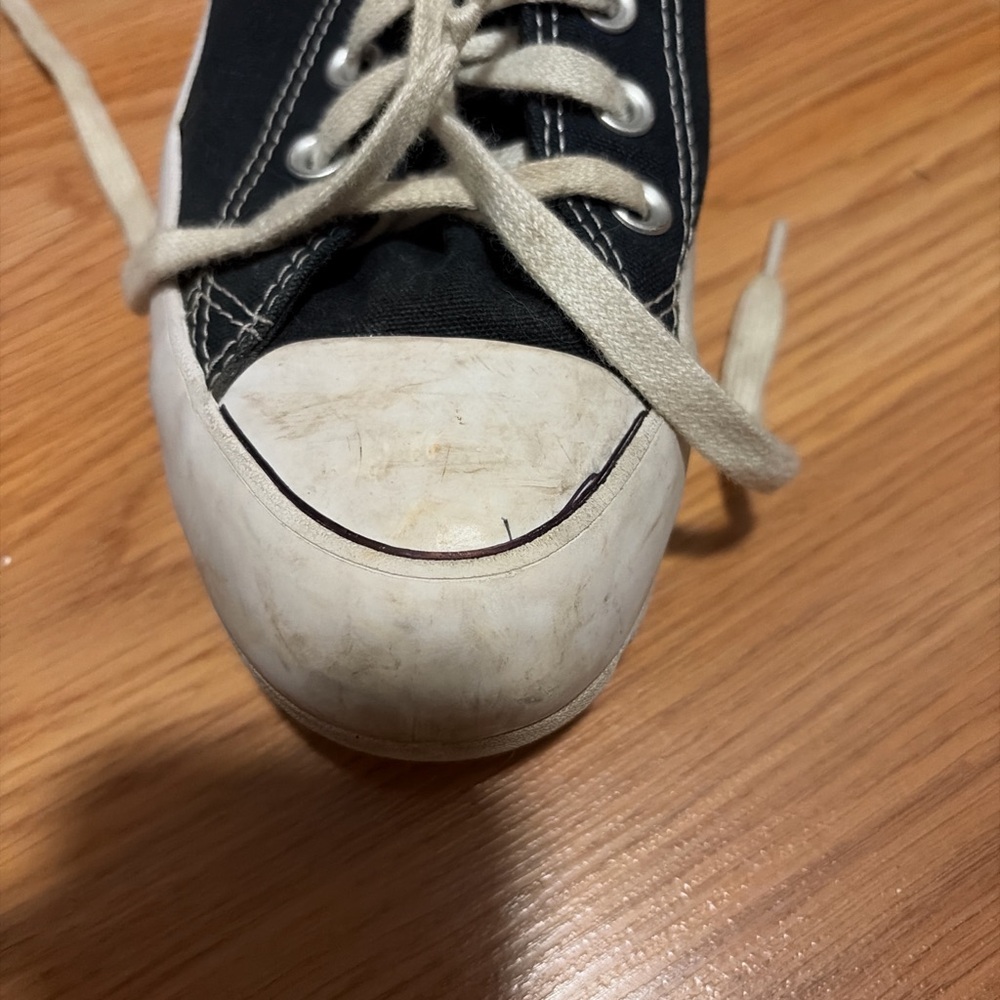 Classic Black and White Platforms converse